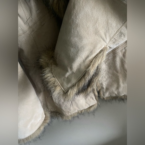 Vintage Y2K Mudd Jeans Leather and Fur Jacket - Picture 7 of 11